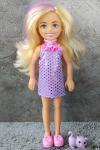 Mattel - Barbie - Party Unboxed - Glam Party - Chelsea - Caucasian - Poupée